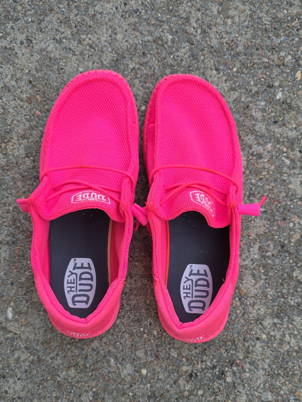 Hey Dude Wendy Funk Mono Electric Pink Casual Slip-On Shoes Size 8 - Picture 4 of 13